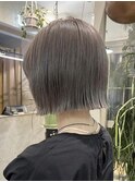 【Lomalia表参道/Natsuno】ブリーチ/グレージュカラー/ボブ