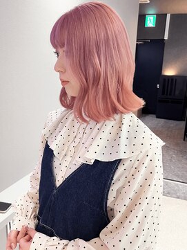 トーン(TONE) コットンピンク/韓国カラー/10代20代