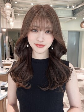 ロンド アンブル 四条烏丸(Lond ambre) 【五島巨幹】似合わせカット/レイヤーロング/グレーベージュ