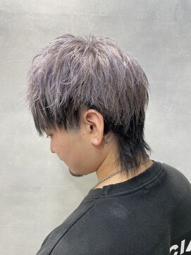 キリカ 新宿東口(KIRIKA) 【KIRIKA横澤】メンズ大人気!2セクションカラー束感ウルフ