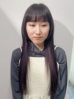 タリ(Hair Design TALI)&nbsp;lavender inner × hime long