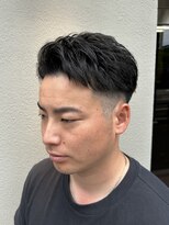 メンズココ 清澄白河店(MENS COCO)&nbsp;七三刈り上げビジネスショートスタイル