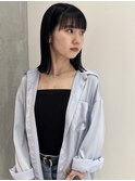 【YOKE】暗髪就活ヘアッシュ結べるボブロブ縮毛矯正髪質改善