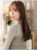 ニュアンスカラー小顔ロングレイヤーカットa戸頭20代30代40代