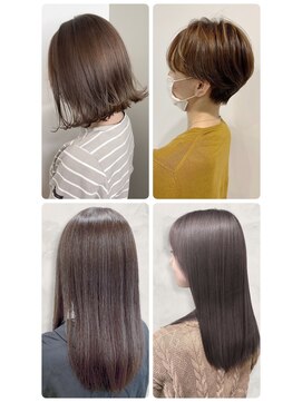 美容室フルール 20代30代40代大人可愛い髪質改善カラー艶感・透明感