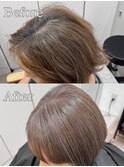 《魅せるグレイヘア》白髪ぼかしカラー