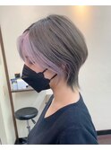 ショートウルフ*フェイスフレーミング