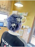 結婚式ハーフアップ褒められヘア