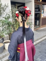 ゼスト クレス(ZEST Cres)&nbsp;【立川cres奈佳子】リングポニーヘアアレンジ卒業式