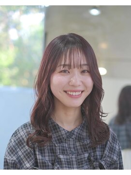 スイ(sui) 【sui hair studio 富塚町】ピンクラベンダー/シースルーバング