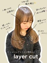 ロンド 表参道店(Lond)&nbsp;小顔レイヤーカット髪質改善縮毛矯正顔周り前髪韓国ウルフカット