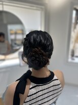 ミルメルシー(Mille mercis)&nbsp;サイドお団子　ヘアセット