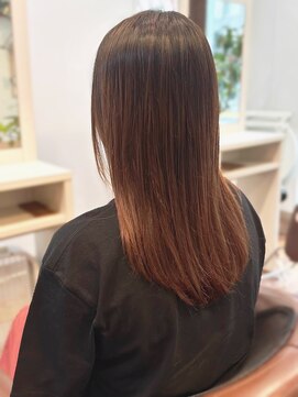 ランデ(RANDE) 白髪染め白髪ぼかし大人かわいいミディアムショートボブ40代50代