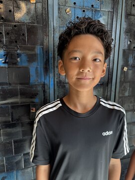 三戻生変 【三戻生変】キッズパーマ