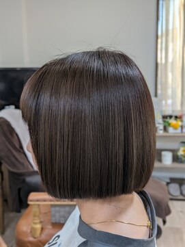 ゆめここち ぱっつんボブ♪大人女性に!