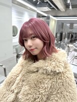 モアナ ルア バイ ヘッドライト 平塚店(Moana Lua by HEADLIGHT)&nbsp;Lua平塚＃レイヤーボブ＃ピンク＃顔周りレイヤー