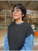 大人お洒落＊抜け感ショートパーマ/茅ヶ崎