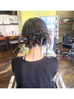 ガルボ ヘアー(garbo hair) お呼ばれヘアにオススメヘアセット