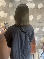ソワ 四日市(soie)&nbsp;ブリーチなしでつくるオリーブベージュ