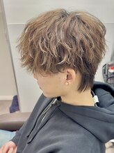 ディア 大宮店(DIA)&nbsp;メンズカット大宮ラウンドマッシュシャドウパーマダークブラウン