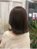 10代20代30代前髪ありくびれミディアム×ラベンダーベージュ越谷