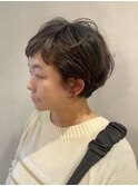 【contentyumi 】ナチュラルカールのショートボブ