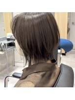ソヨン 本厚木店(SOYON) レイヤーボブ/オリーブアッシュ/外ハネボブ