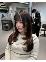 ザ シェノン ウメダ(THE CHAINON UMEDA) ミルクティーブロンド/ダークブルー/デジタルパーマ/心斎橋