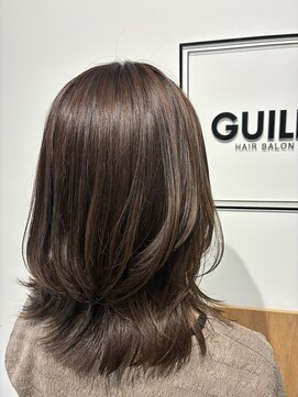 ギルド 東久留米店(GUILD) 大人ミディアムレイヤーで軽やかに