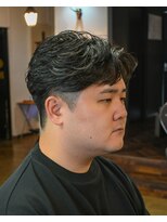 ワンワンオー バーバーショップ 博多店(@110 BARBER SHOP)&nbsp;ツーブロックショートカルマヘアスリックバックジェットフェード