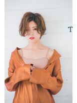 フルールバイリトル 新宿(FLEUR by little)&nbsp;大人のウェーブでショートボブ