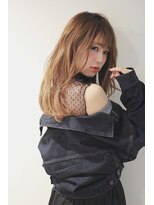 リブ(Live)&nbsp;ミルクティーグレージュのユル抜けセミロング３【Live/久米川】