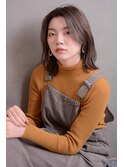 #透明感ベージュ×#揺れミディ☆大人かわいい20代30代