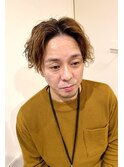2ブログラデ マッシュ スパイラルパーマ