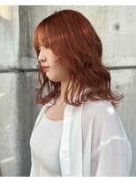 ニコフクオカヘアーメイク(NIKO Fukuoka Hair Make)&nbsp;オレンジブラウン/オレンジカラー/オレンジベージュ/暖色カラー