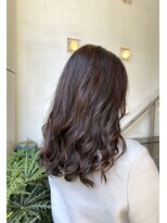 ヘアアンドメイク スタジオ ミムロ(HAIR&MAKE STUDIO MIMURO)&nbsp;ロングレイヤー・コテ巻き風パーマ