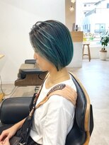 トト 船橋店(toto.)&nbsp;黒髪/グレーベージュ/レイヤーロング/前髪パーマ[西船橋/津田沼]