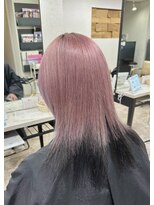 プライズ 成増店(prize)&nbsp;ピンク×エンドカラーブラック成増地下鉄成増大山