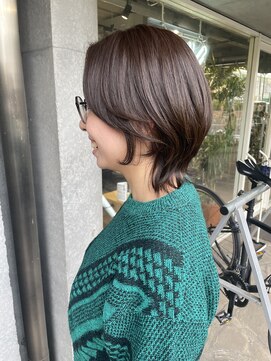 トクテ 吉祥寺(tokute) グレージュカラー/ボブウルフ/黒髪/ココアベージュ