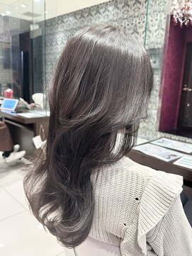 アース 栄店(HAIR&MAKE EARTH) 韓国風オリーブグレージュ