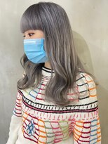ダブルカラーグレージュカラーケアブリーチハイトーンカラー韓国