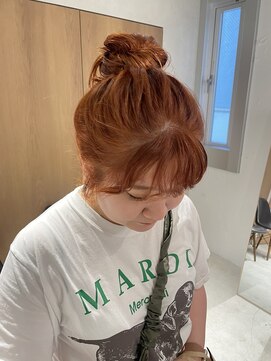 ラミエ バイ メルト 吉祥寺(lamie by melt) 【小川】ピンクブラウン/きりっぱなし/エアリーロング