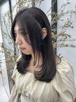 ビューナゴヤ 名駅(VIEW NAGOYA)&nbsp;おくれ毛/レイヤーカット/ミディアム/顔まわりカット/似合わせ