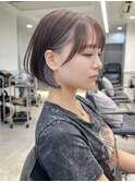 ボブ/イヤリングカラー/ショート/20代30代40代