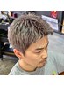 理想のハイトーンに♪メンズカット+ダブルカラー/#メンズカット #ブリーチ