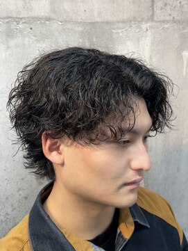 メイン(MENIN) 波巻き×ツイスパ【相模大野/神奈川/メンズカット/美容室/眉毛】