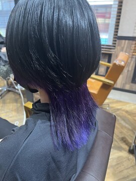オーブ ヘアー リリー 博多2号店(AUBE HAIR lily) パープルインナーカラー!