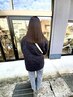 艶カラー＋カット　　ホームケア付　￥14000