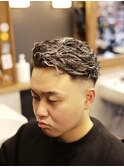 20代30代メンズツイストパーマ束感トラッドオシャレ感ショート