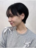 くびれ アプリコットオレンジ 夏のヘアアレンジハイライトカラー